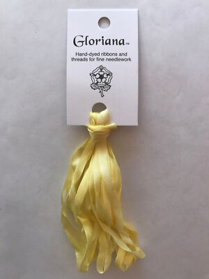 Gloriana Silk Ribbon #219 Lemon Ice 4Mm