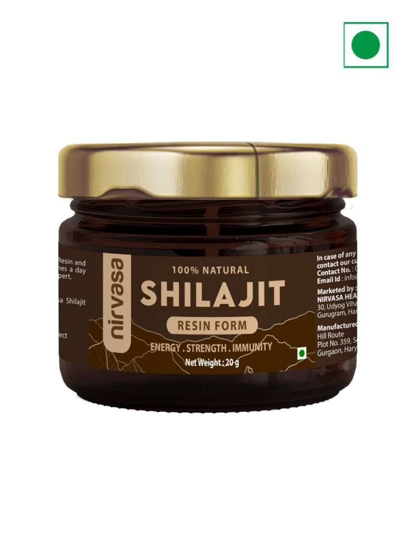 NIRVASA Pure Shilajit Resin 20g for Energy Boost and Immune Support