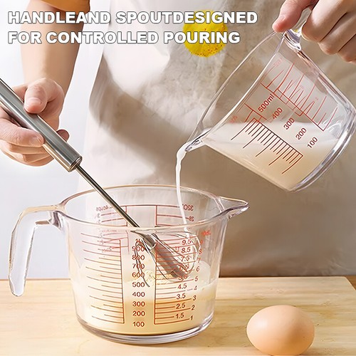 3pc Shatterproof Measuring Cups 1/2/4Cup w/Metric Line,Microwave Dishwasher Safe - Picture 11 of 16