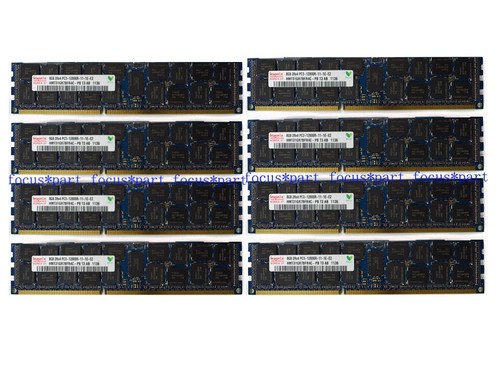 New Hynix 64GB 8x8GB PC3-12800R DDR3-1600Mhz 2Rx4 REG ECC Server Memory RAM