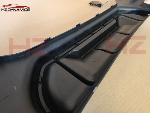 LABIO DIFUSOR NEGRO BRILLANTE ASPECTO COMPETICIÓN PARA BMW SERIE 1 F20 F21 2015 2018 LCI - Imagen 11 de 11