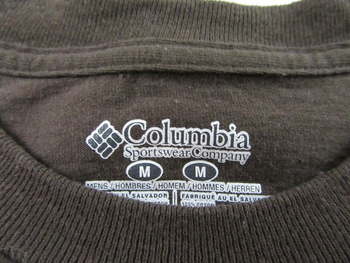 COLUMBIA Sportswear Company Columbia Outdoor Products Brown T Shirt Size M - Picture 4 of 6
