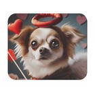 Mouse Pad (Rectangle) Chihuahua Dog Cupid Valentine Design 3, Gift