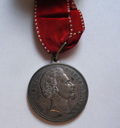 DEUTSCHE REICHSMEDAILLE . LUDWIG II BAYRISCH . - Bild 1 von 6