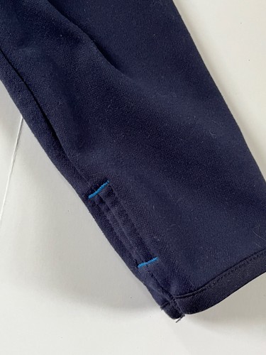 Jugend Jungen durchgehender Reißverschluss Champion Sweatshirt Kapuze Jacke Gr. XS 4-5 dunkelblau - Bild 6 von 10