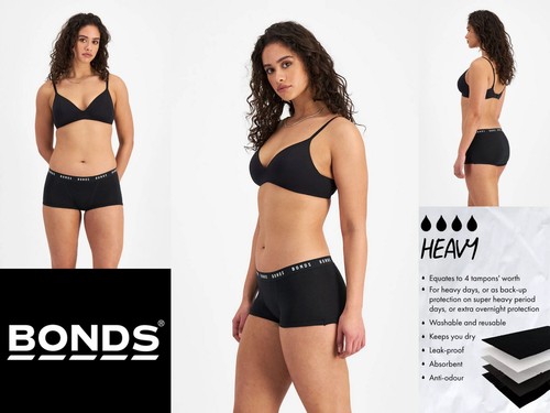 Bonds Period Undies Ultra Light Moderate Heavy Sizes 6 8 10 12 14 16 18 20 22 24 - Picture 33 of 51
