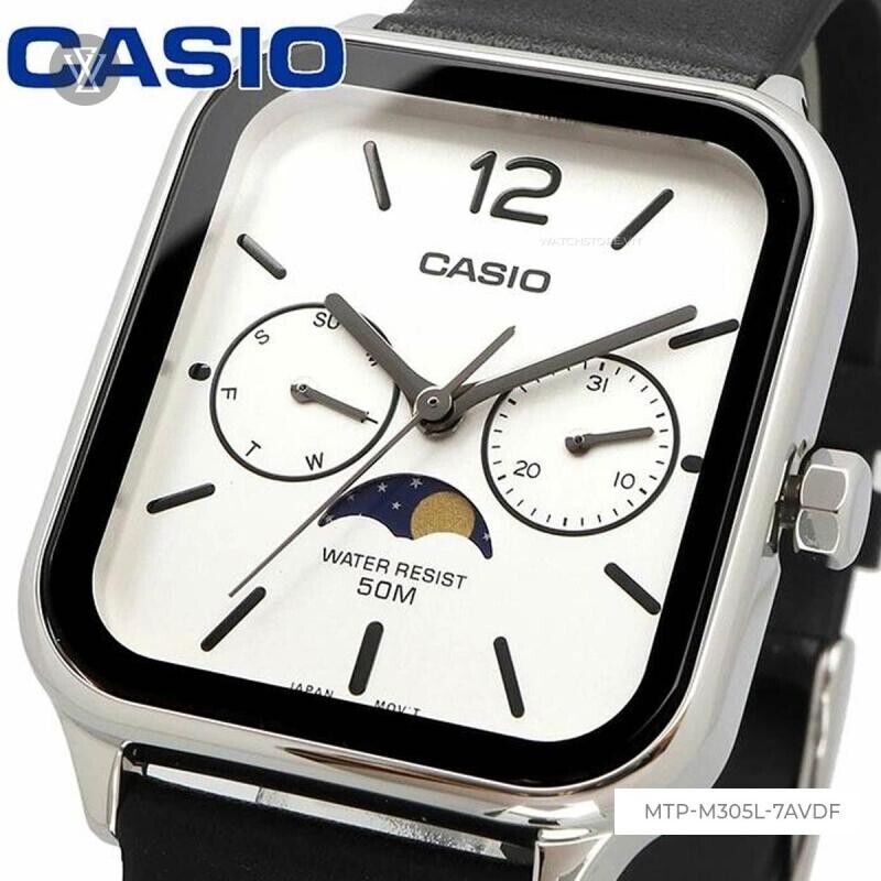 Casio MTP-M305L-7AVDF Analog White Dial Men's Watch | eBay Casio MTP-M305L-7AVDF Analog White Dial Men's Watch | eBay