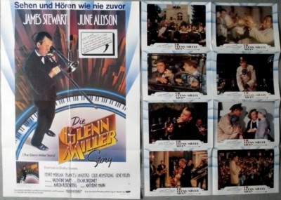 DIE GLENN MILLER STORY - 1985 - Film - James Stewart - Poster plus Aushang