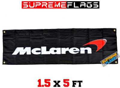 German Car Manufacturer Flag Banner Performance Shop Garage 18x58 in