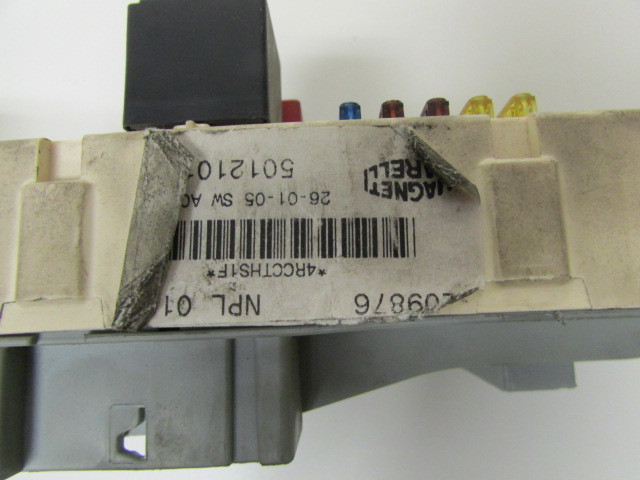 Maserati Quattroporte, Dashboard Fuse Box Control Unit, Used, P/N 209876