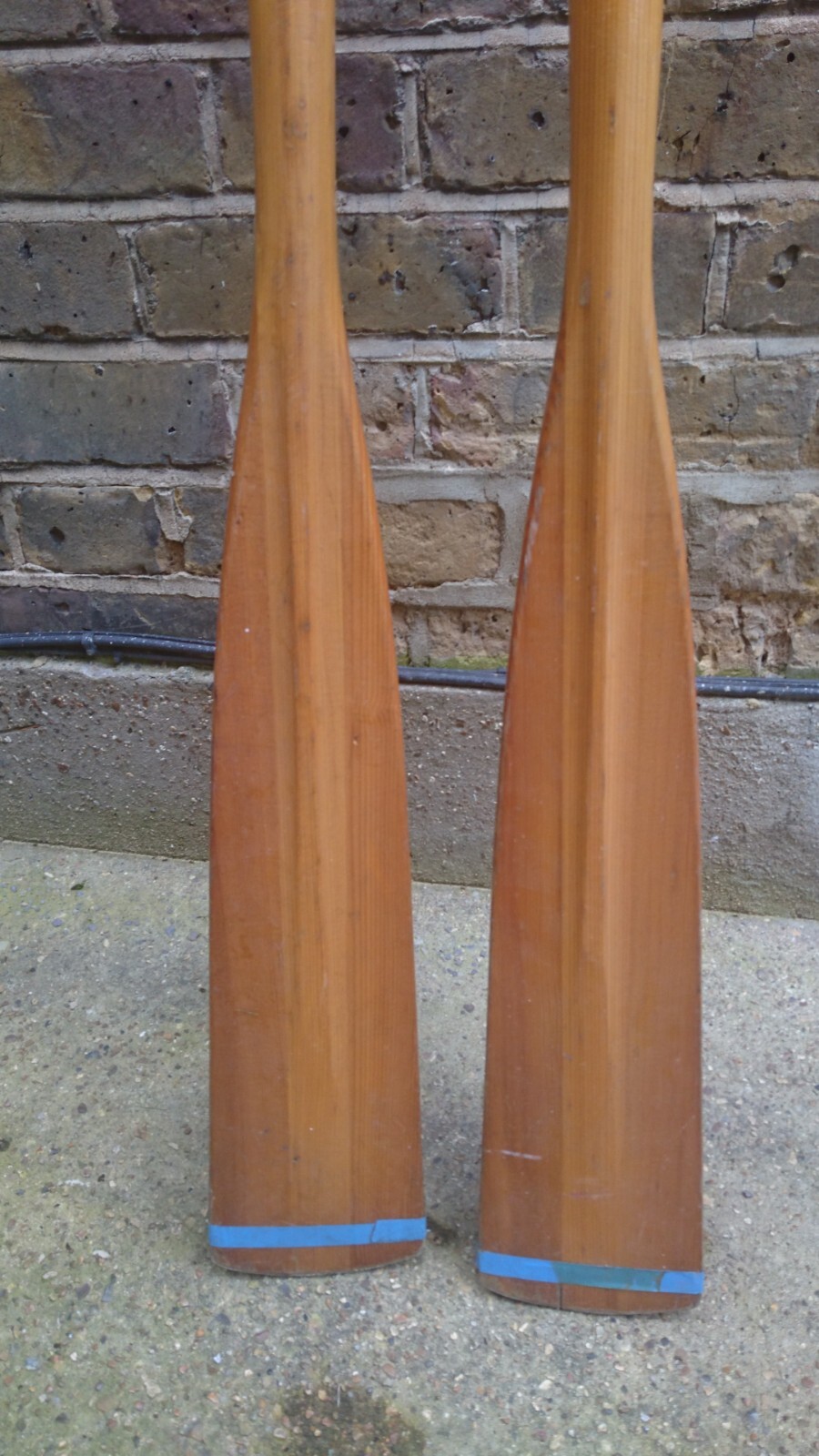 VINTAGE WOODEN BOAT OARS 153CM eBay