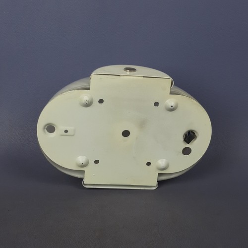 Lampe Wandlampe Muranoglas gestreift weiß opal modernisiertes Design 1970 - Bild 8 von 11