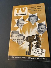 TV Forecast Lucille Ball Cover JANUARY 1953-SPECIAL ISSUE