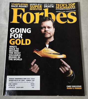 Forbes February 2008 Vol 181 # 3 Stagflation Super Investor Secrets Magazine
