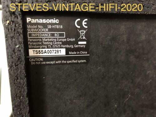 Panasonic SC-HTB18 120W Bluetooth Wireless Soundbar with subwoofer L@@K FREE P+P - Picture 11 of 19
