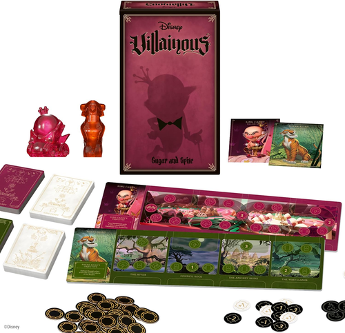 Ravensburger Disney Villainous Sugar and Spite Family Strategy Board & Card Game