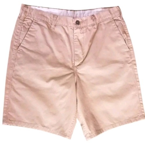 DC Men's Flat Front Casual Khaki Shorts, 32, Brown . - 第 1/6 張圖片