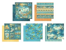 Graphic 45 Dreamland 12 x 12 Cardstock PICK Magical Moonbeam Stars Unicorn Dream
