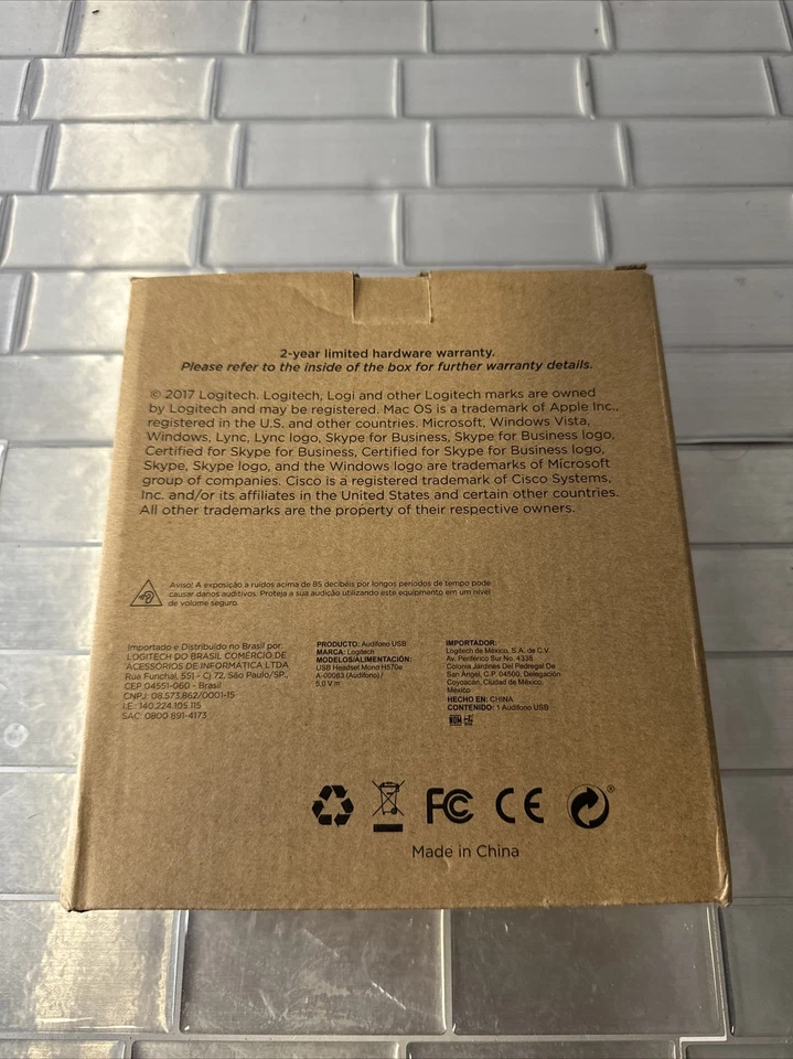 LOGITECH H570e Black Wired Mono USB Headset - Image 2 of 3