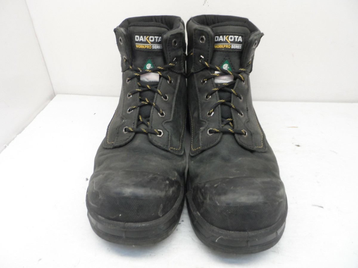 Dakota Men\'s 6\'\' 877 Steel Toe Steel Plate Work Boots Black Size 13M Dakota Men main image 2
