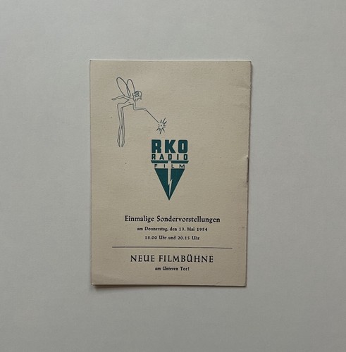 Original Einladung zur Uraufführung "Walt Disney Fantasia" 1954 - Bild 2 von 5