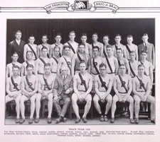 1925 Princeton University Bric a Brac Page Track Team Group Picture