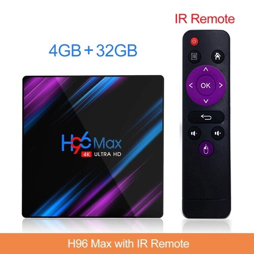 H96 MAX Smart TV Box Android 9.0 Quad-Core 4GB 32GB 64GB 4K Youtube multimédia - Bild 7 von 8