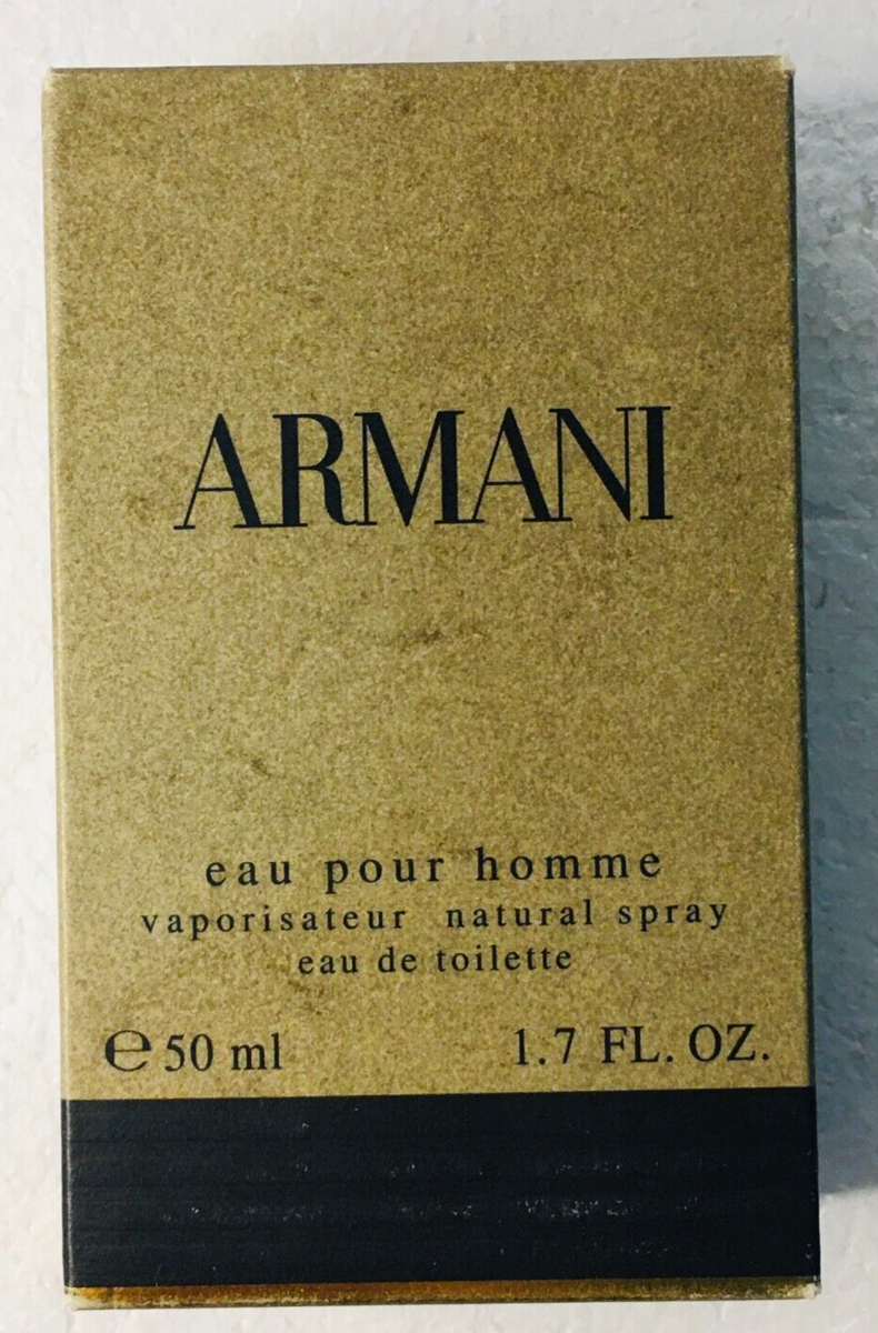 Armani Eau Pour Homme Giorgio Armani Eau de Toilette 50ml New in