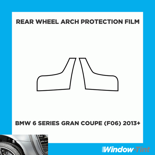 Für BMW 6 Serie Gran Coupé (F06) 13 + Klar Heck Radlauf Schutz Folie Pfa - Bild 1 von 2