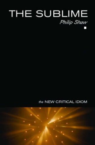 The Sublime (The New Critical Idiom)-Philip Shaw - Picture 1 of 1