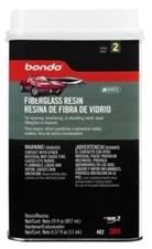 3M Bondo Fiberglass Resin, 0.9 Quart #402