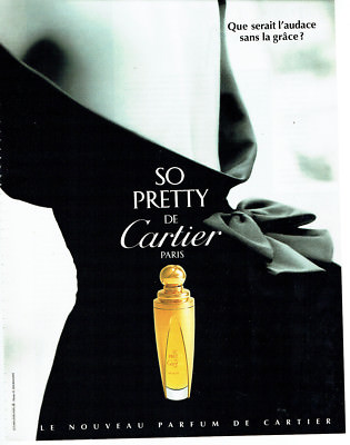 Advertising 117 1996 Women's Perfume So Pretty de Cartier
