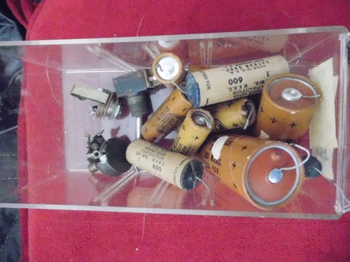 Fender Vintage Amp Parts 1952 Bassman Stackpole Switch Hardware Astron Capacitor