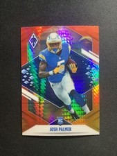 Josh Palmer 124 2021 Panini Phoenix Factory Set Fire Burst Rookie RC A-3