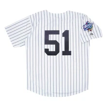 Bernie Williams 1998 New York Yankees World Series Home White Men's Jersey