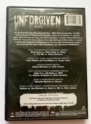 WWF WWE Unforgiven Championship Matches Special Features 2008 Wrestling  DVD