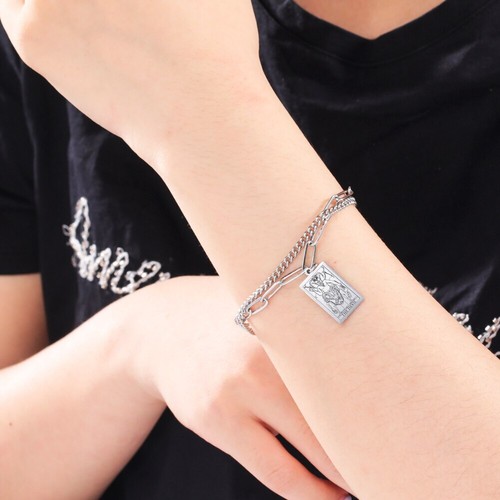 Carro Mago Pulsera Doble Capa Vintage Tarot Carta Amuleto Dijes Pareja - Imagen 17 de 64