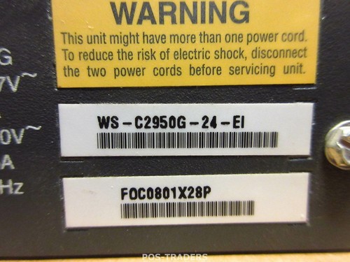 Cisco WS-C2950G-24-EI Catalyst 2950 Switch 24x 10/100 / 2x 1000BASE-X Netzwerk - Bild 2 von 2