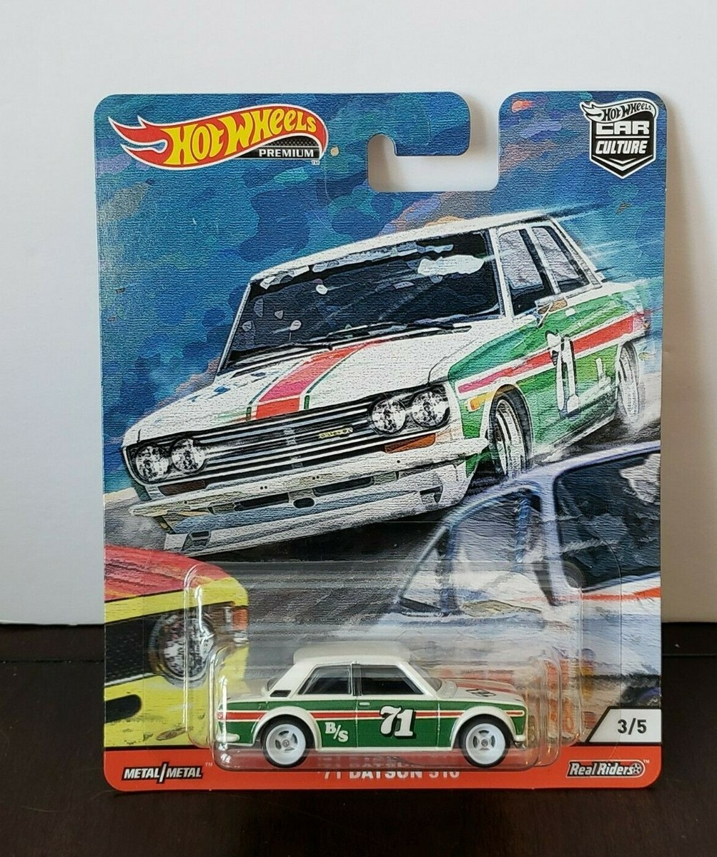 HOT WHEELS PREMIUM CAR CULTURE '71 DATSUN 510 3/5 | eBay