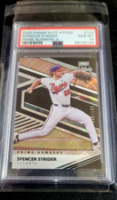 SPENCER STRIDER ROOKIE 2020 Panini Extra Edition Prime Numbers A PSA 10 /195 xzs
