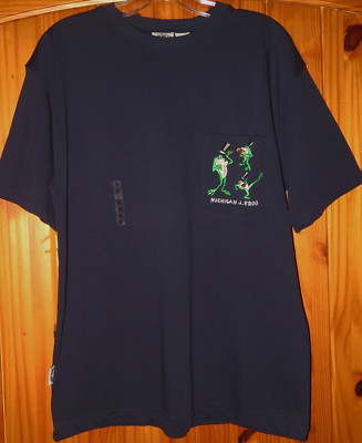 New VINTAGE 90's WARNER BROS. ACME Clothing Co. MICHIGAN J. FROG T-Shirt Men M