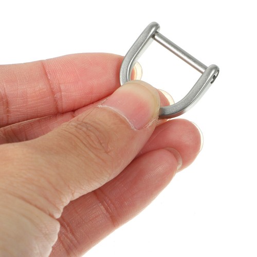 2Pcs Stainless Steel Bag Buckles Replaceable Shoulder Rings Suitcase DIY - Picture 5 of 12