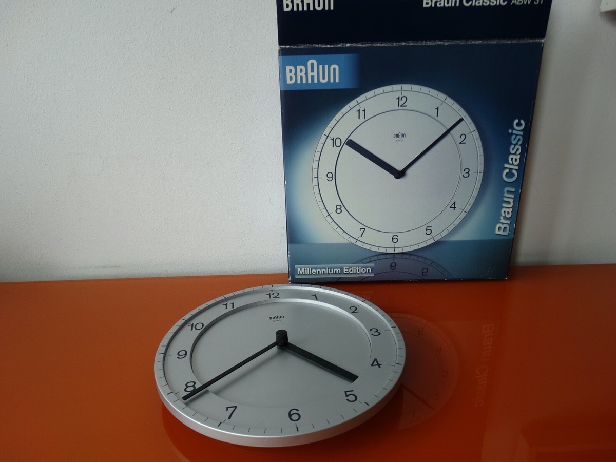 Braun 壁掛け時計　ABW31 Type 4861 シルバー Braun 壁掛け時計 ABW31 Type 4861 シルバー - メルカリ