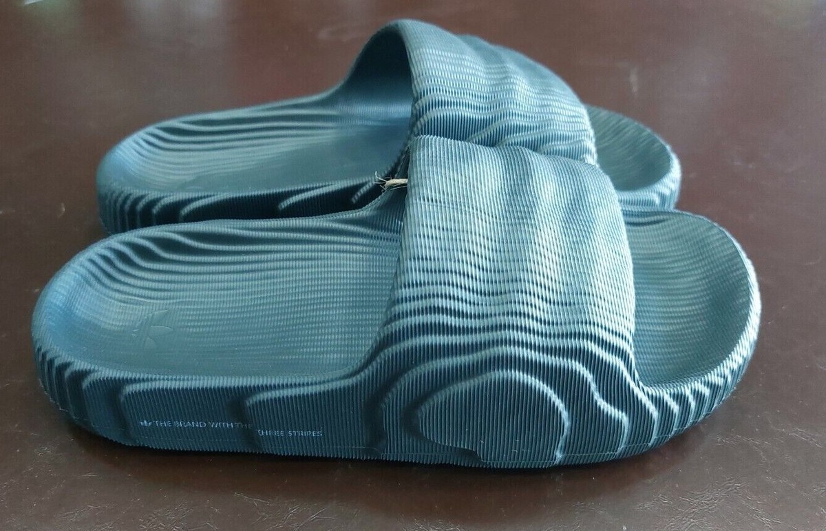 adidas Adilette 22 Slides Carbon GX6949 Mens Size us 7 uk 7  display picture 1