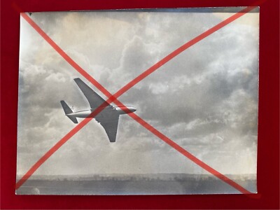 DE HAVILLAND COMET In Flight - ORIGINAL PHOTOGRAPH - Farnborough 1955