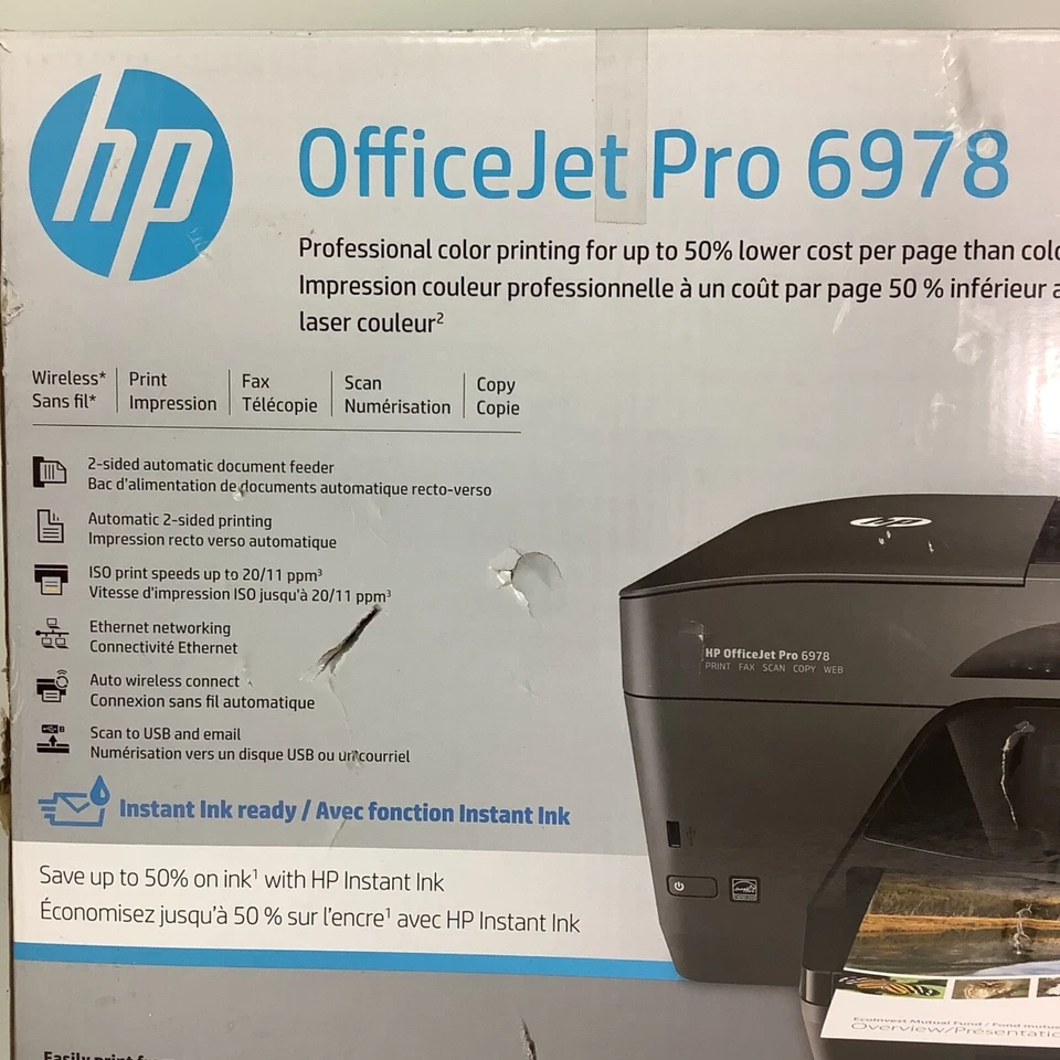 HP OfficeJet Pro 6978 Wireless All-In-One Printer - Image 3 of 4