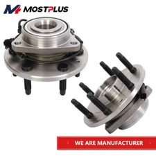 Pair Front Wheel Hub Bearings Assembly For 2007-2013 Silverado Sierra 1500 4WD