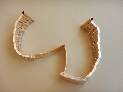24 25 26 27 28 Mm Strap Plated Gold Rowi Stock New N.O.S 80 - Picture 9 of 10