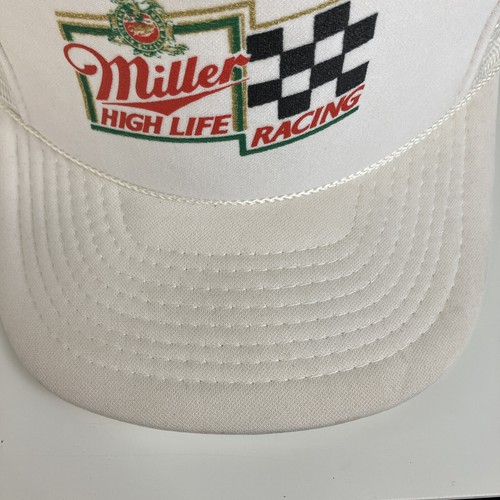 Cappello Berretto Vintage Miller High Life Racing Snapback Trucker Maglia Schiena NASCAR - LEGGI - Foto 4 di 13