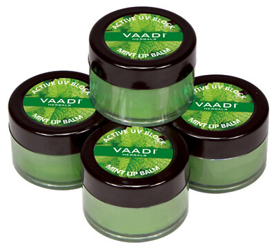Vaadi Herbals Value Lip Balm Mint 4 x 10g